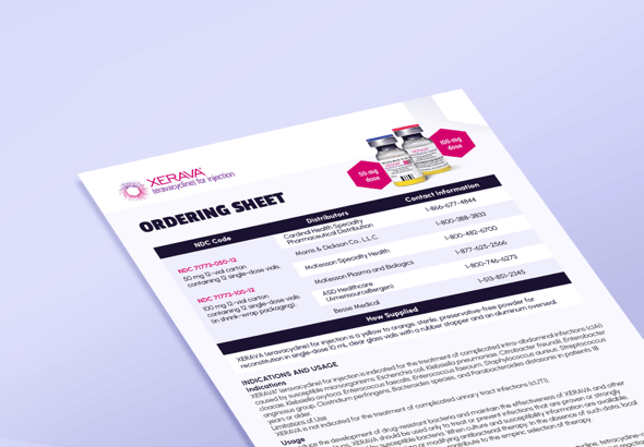 Ordering Sheet